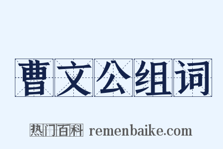 曹文公组词是什么意思的图片